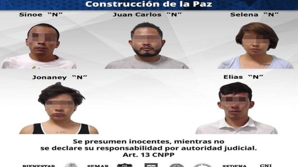 Rescatan a hombre de 63 años secuestrado en el municipio de Cuautla. Quedaron detenidos cinco adultos y una menor de edad