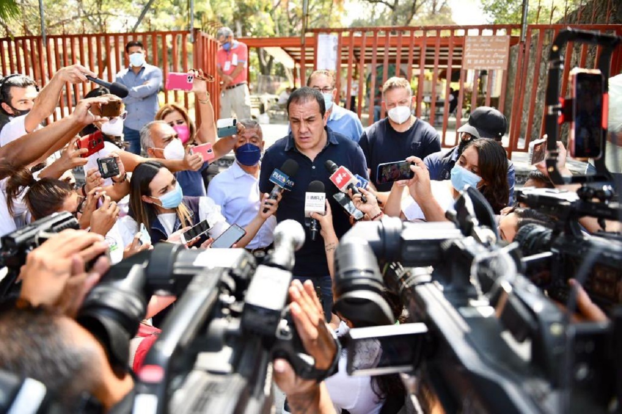 Gobernador Cuauhtémoc Blanco llama a salir y participar en la consulta de Revocación de Mandato