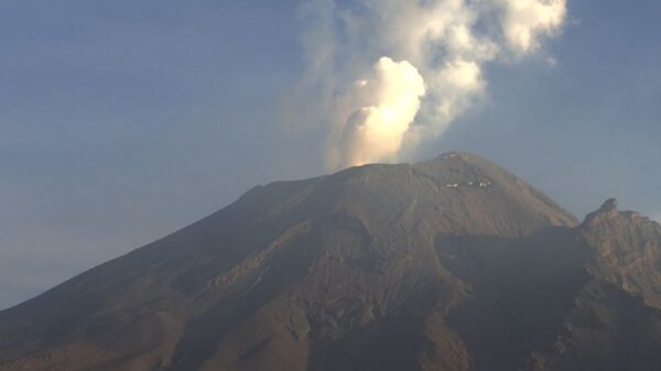Semáforo de Alerta Volcánica del Popocatépetl se encuentra en amarillo fase 2