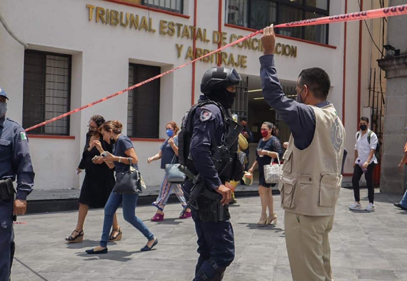 Nueva amenaza de bomba en Cuernavaca, esta vez en las instalaciones del Tribunal Estatal de Conciliación y Arbitraje
