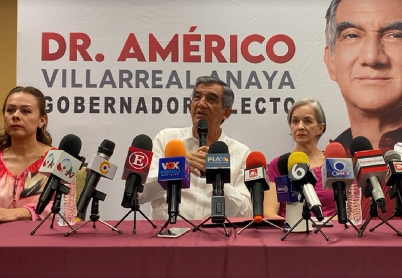 Denuncia gobernador electo de Tamaulipas, Américo Villarreal Anaya, que el mandatario saliente, Cabeza de Vaca ordenó girar orden de aprehensión en su contra