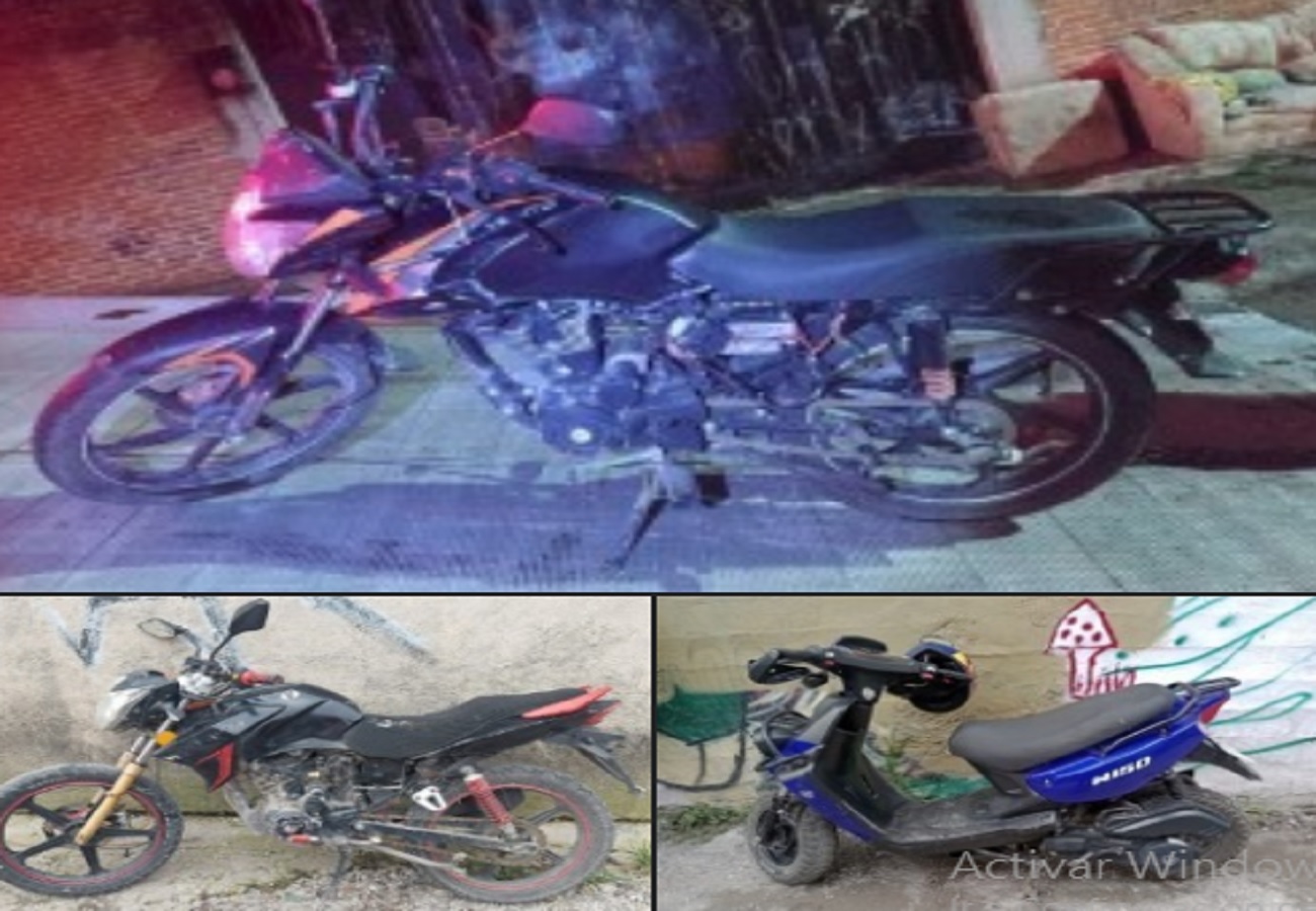 Recupera Policía Morelos tres motocicletas con reporte de robo en el municipio de Jiutepec 