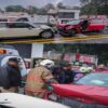 Deja accidente automovilístico en Carretera Federal México-Cuernavaca, un hombre fallecido y dos mujeres y un hombre lesionados 