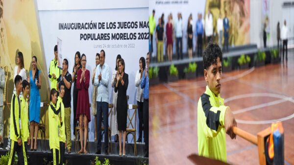 Inauguran Juegos Nacionales Populares 2022 en Yautepec. Participan más de dos mil jóvenes de 27 entidades de México