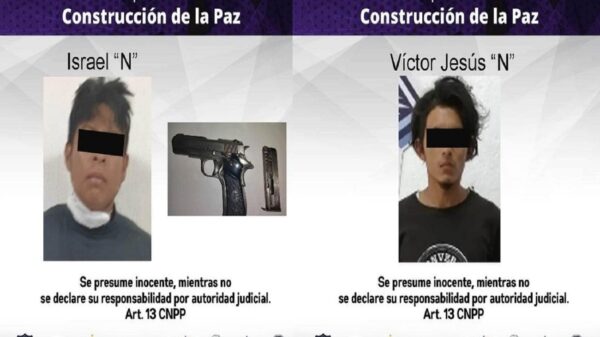 Detiene Policía Morelos a dos sujetos por violación a la Ley Federal de Armas de Fuego y Explosivos, en los municipios de Emiliano Zapata y Temixco