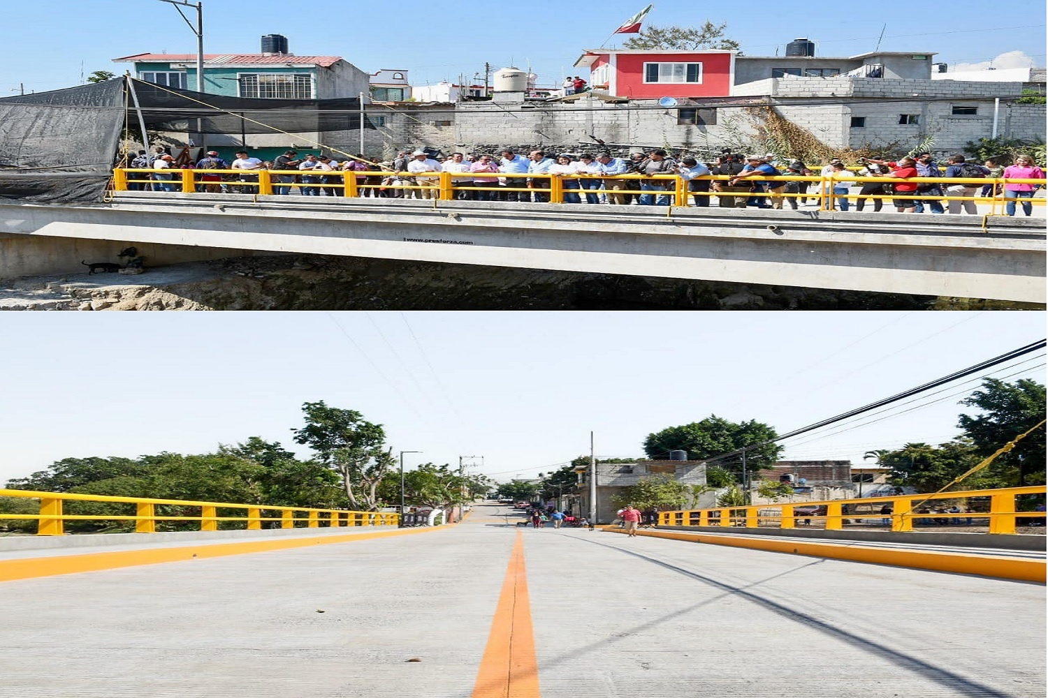 Entrega Cuauhtémoc Blanco rehabilitación del puente “Los Sabinos” en la comunidad de Cuautlixco, Cuautla